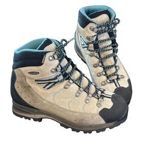 Scarpa Go Up Goretex Vibram Leather Hiking Outdoor Mountaineering Boots 6.5 wome